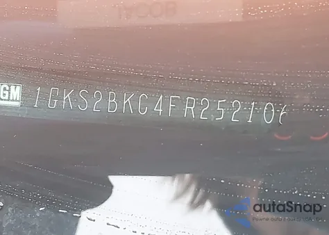 2015 GMC Yukon Slt из США, поврежденный, VIN 1GKS2BKC4FR252106